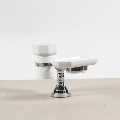set da bagno porta spazzolini e porta sapone