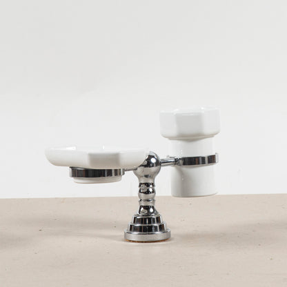 set da bagno porta spazzolini e porta sapone