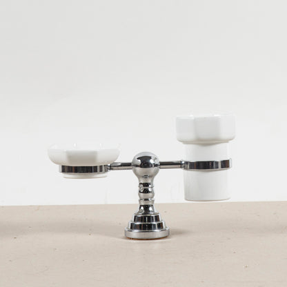 set da bagno porta spazzolini e porta sapone