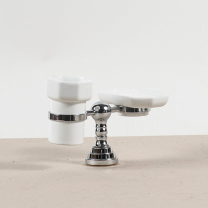set da bagno porta spazzolini e porta sapone