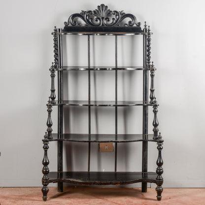 Etagere libreria scaffali a giorno epoca 800