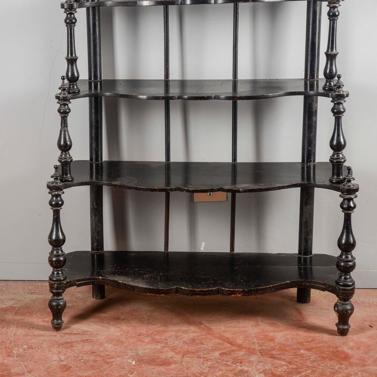 Etagere libreria scaffali a giorno epoca 800
