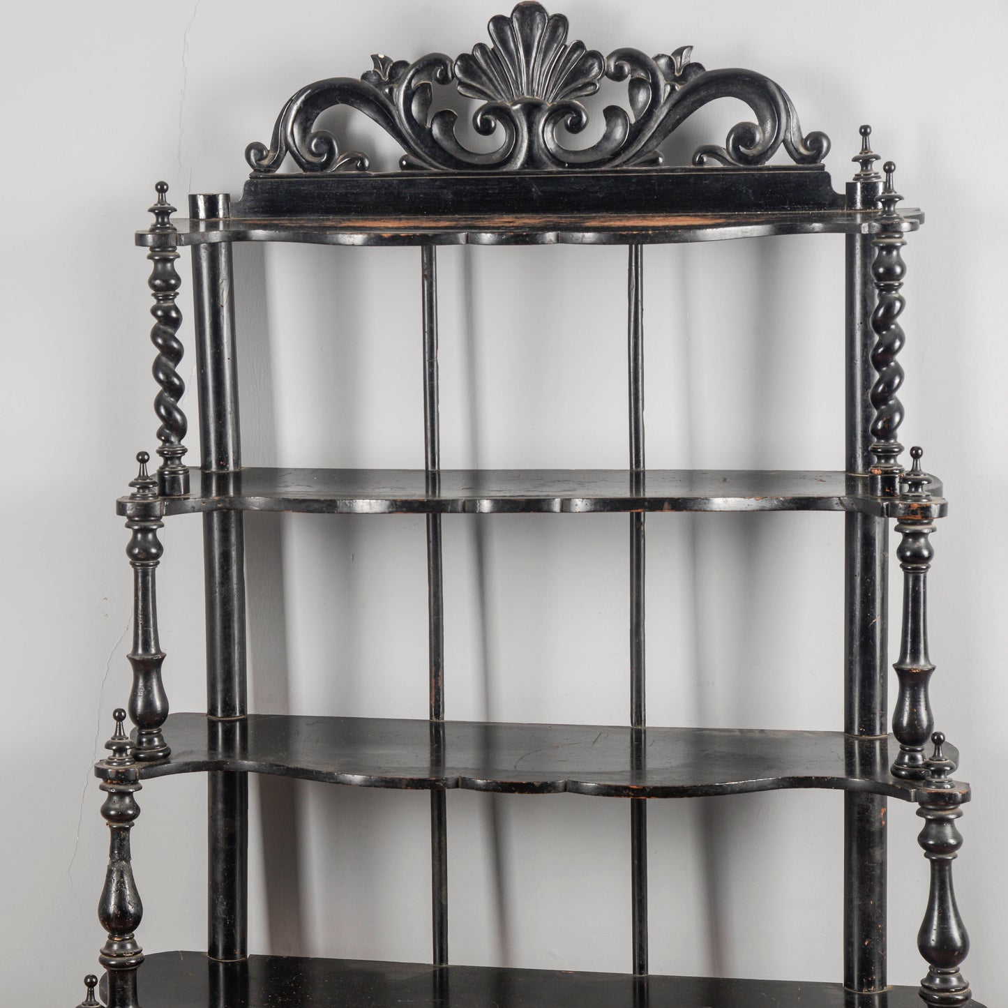 Etagere libreria scaffali a giorno epoca 800