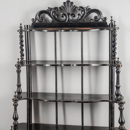 Etagere libreria scaffali a giorno epoca 800