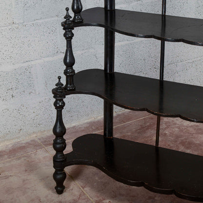 Etagere libreria scaffali a giorno epoca 800