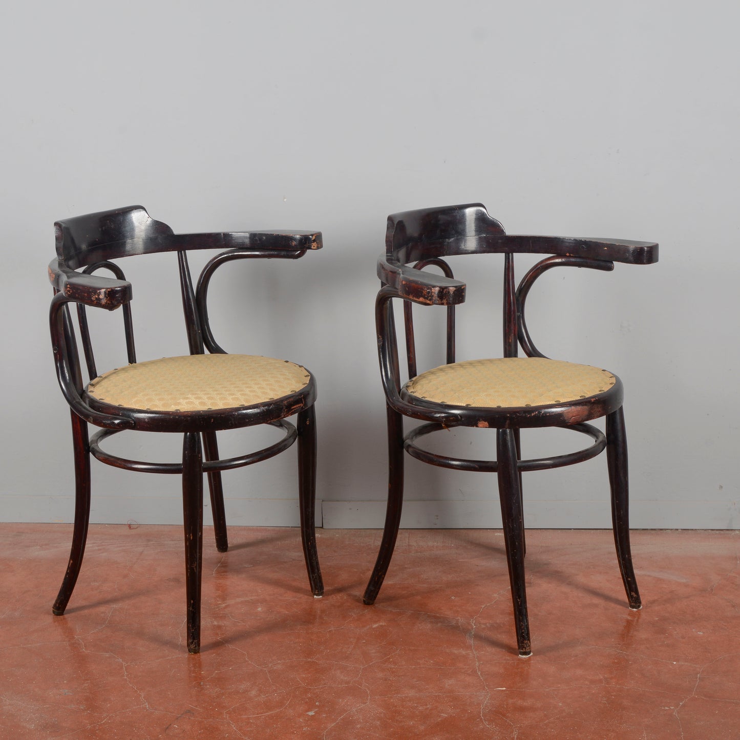 coppia poltroncine antiche stile thonet