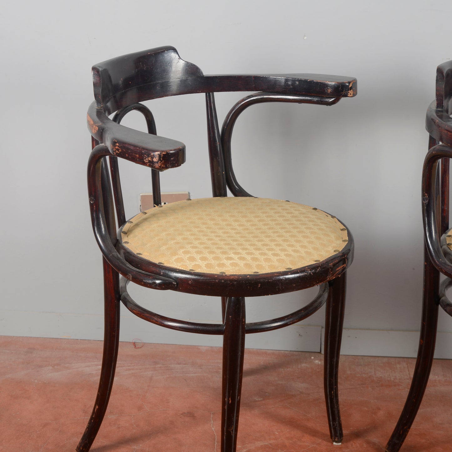 coppia poltroncine antiche stile thonet