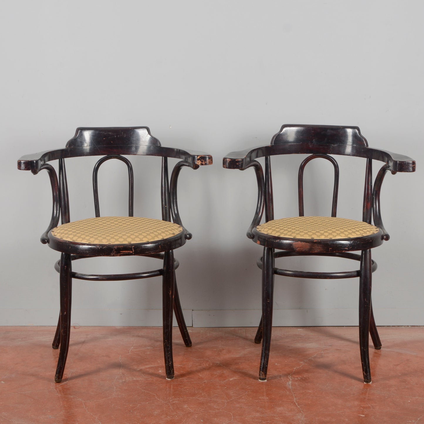 coppia poltroncine antiche stile thonet