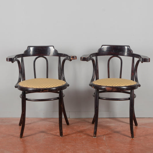 coppia poltroncine antiche stile thonet
