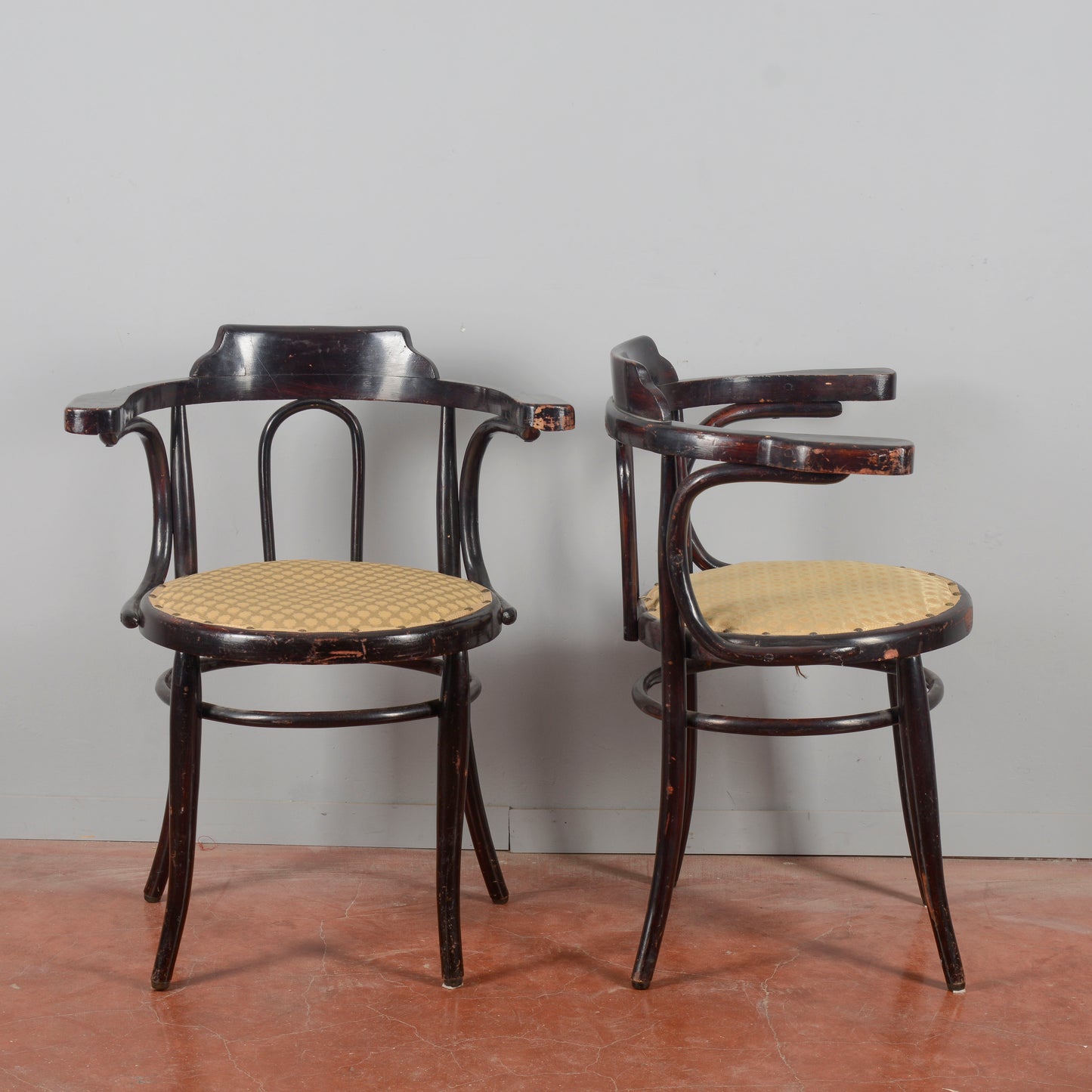 coppia poltroncine antiche stile thonet