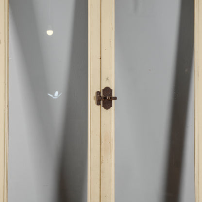 Porta Due Ante Bicolore Con Vetri Secolo XX