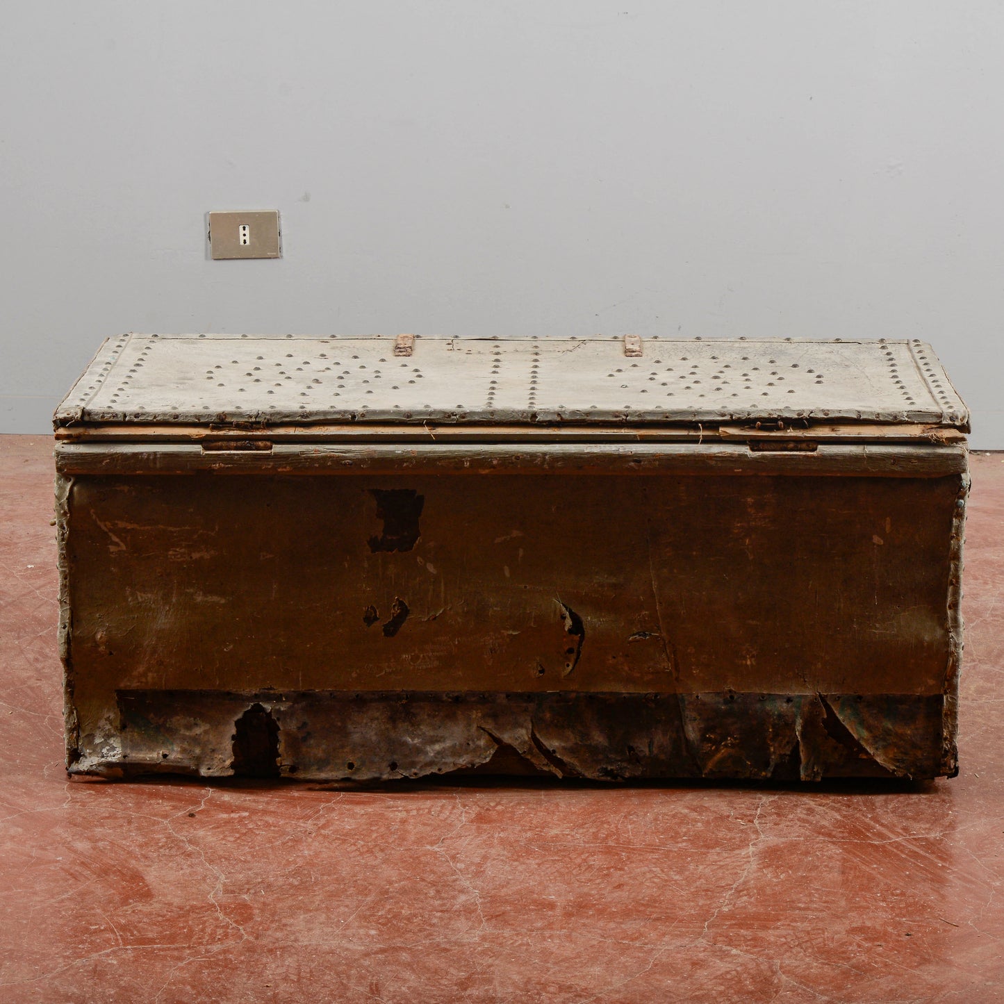 Antico Baule Da Restaurare