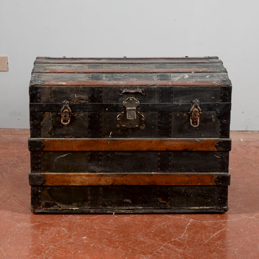 Baule Antico A Fasce