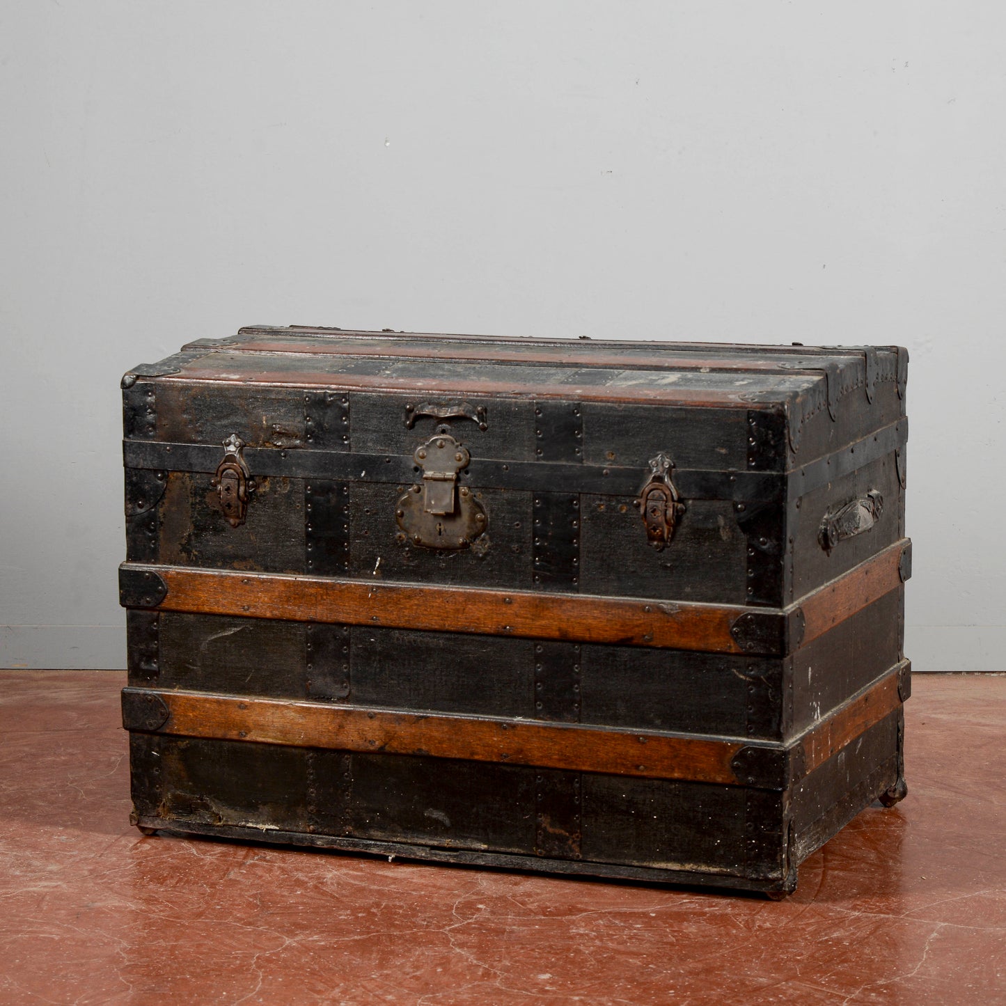 Baule Antico A Fasce