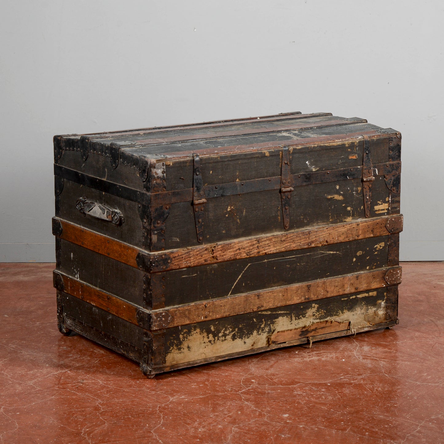 Baule Antico A Fasce