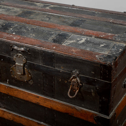 Baule Antico A Fasce