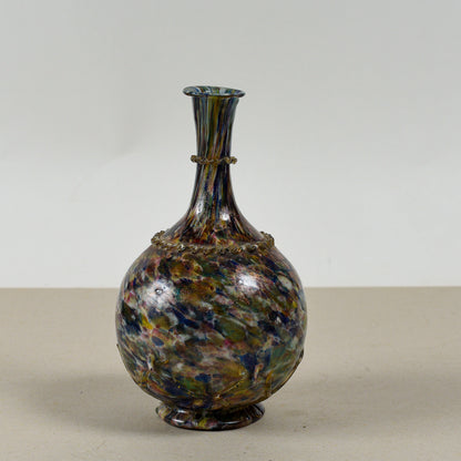 Bottiglia vaso anfora vetro opalescente Murano XX secolo