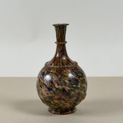 Bottiglia vaso anfora vetro opalescente Murano XX secolo