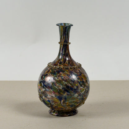 Bottiglia vaso anfora vetro opalescente Murano XX secolo