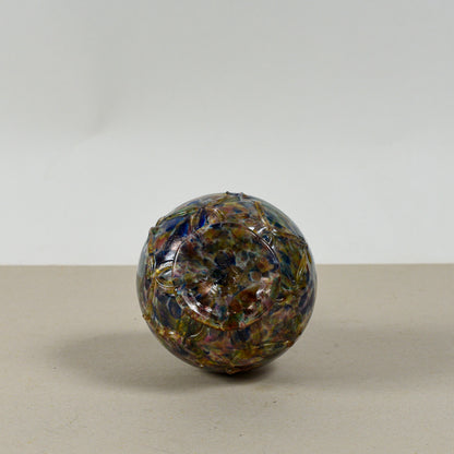 Bottiglia vaso anfora vetro opalescente Murano XX secolo