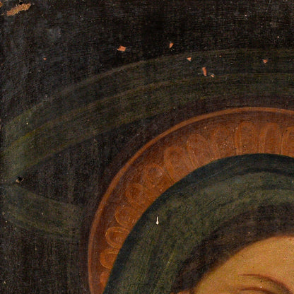 Dipinto Quadro Madonna Con Bambino Epoca 800