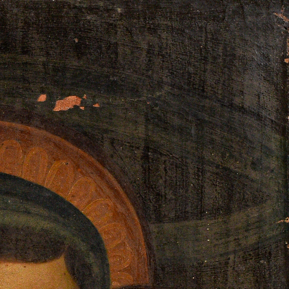 Dipinto Quadro Madonna Con Bambino Epoca 800