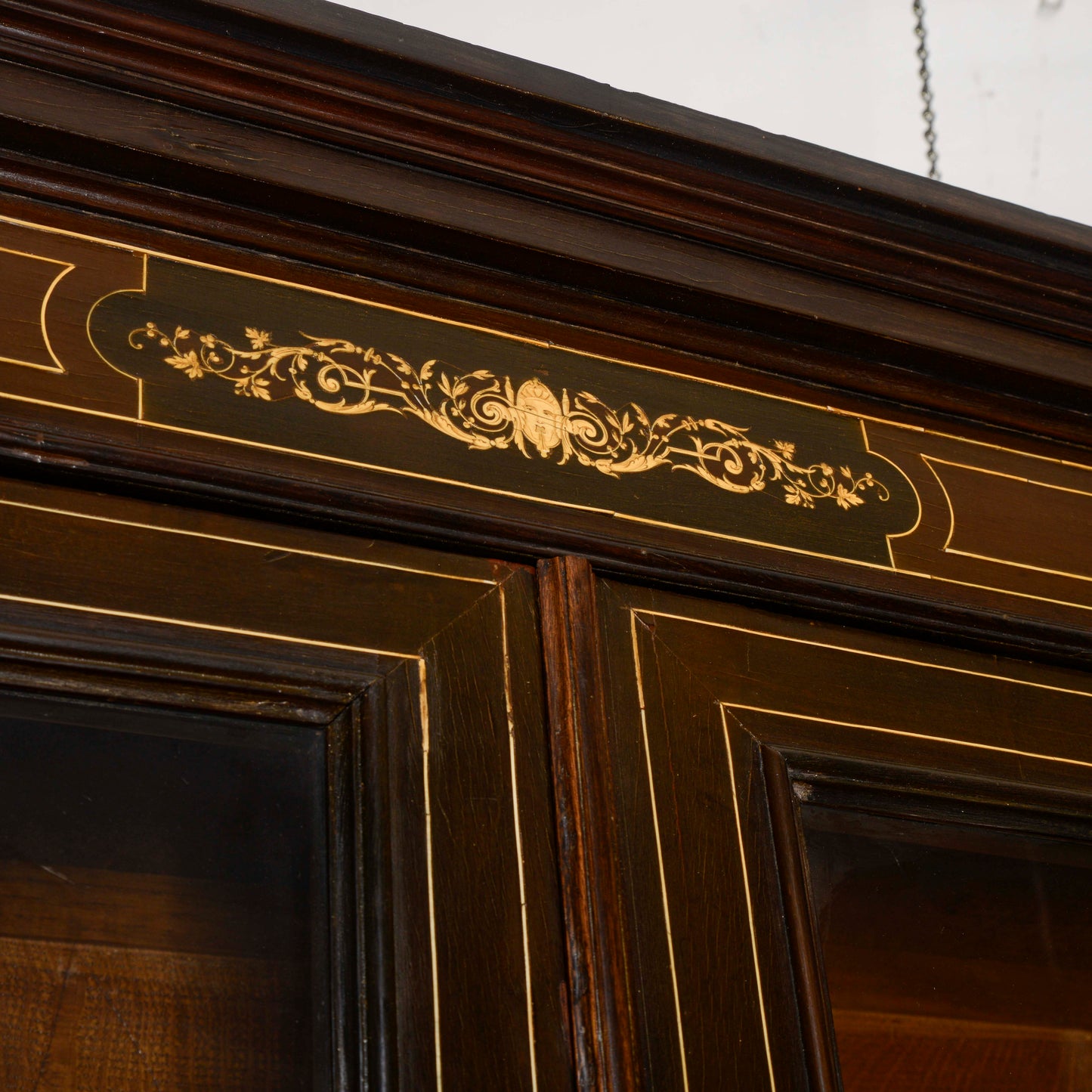 Credenza Vetrina Libreria Intarsiata
