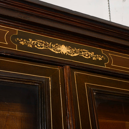 Credenza Vetrina Libreria Intarsiata