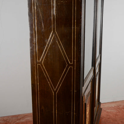 Credenza Vetrina Libreria Intarsiata