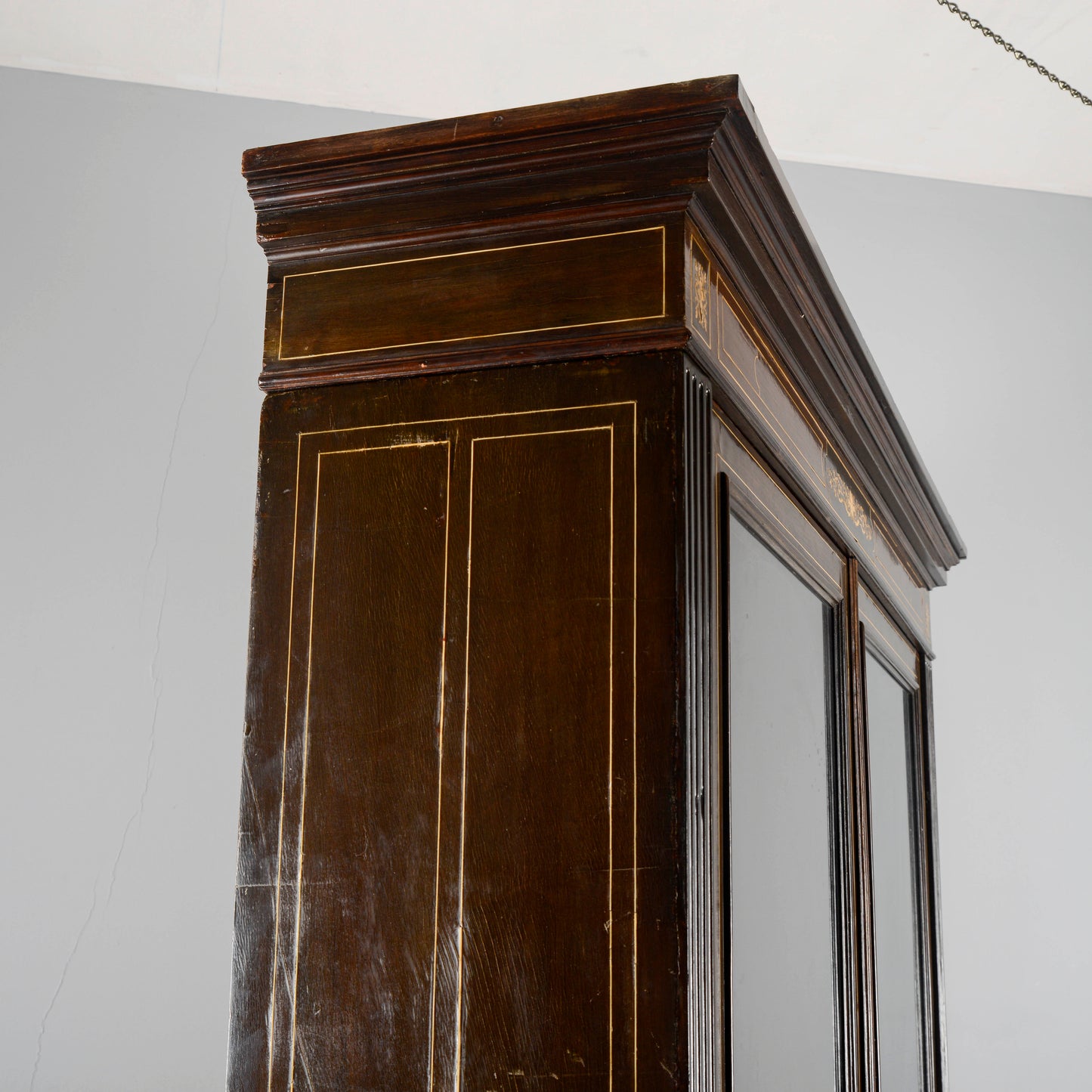 Credenza Vetrina Libreria Intarsiata