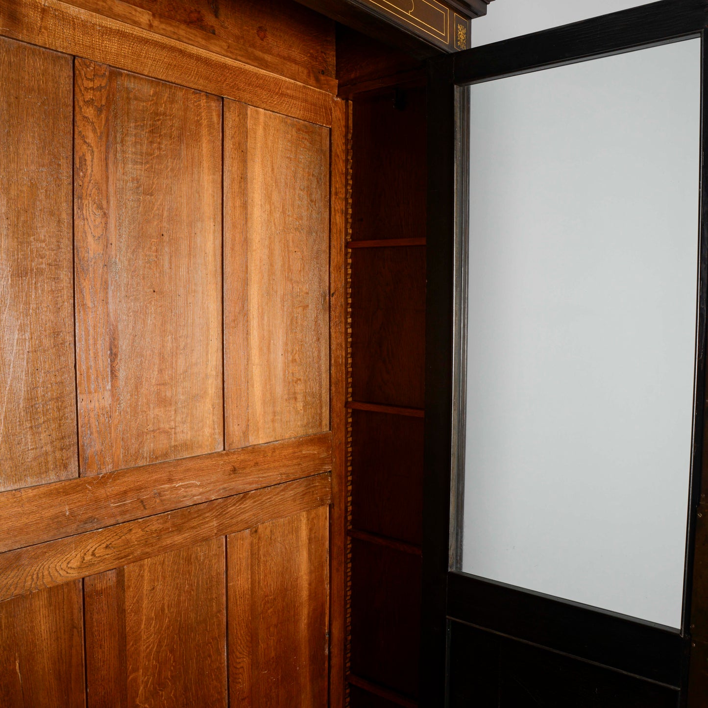 Credenza Vetrina Libreria Intarsiata