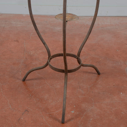 trespolo lavabo in ferro battuto fine XIX secolo