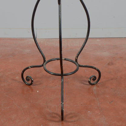Trespolo lavabo in ferro battuto inizio XX sec