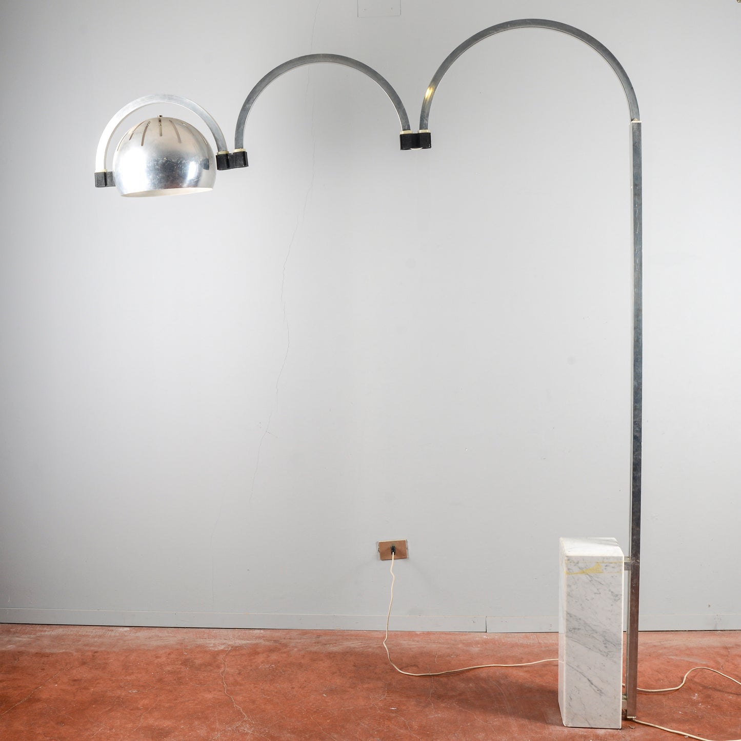 Lampada Ad Arco Stile Reggiani Space Age