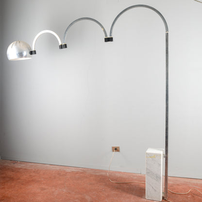 Lampada Ad Arco Stile Reggiani Space Age