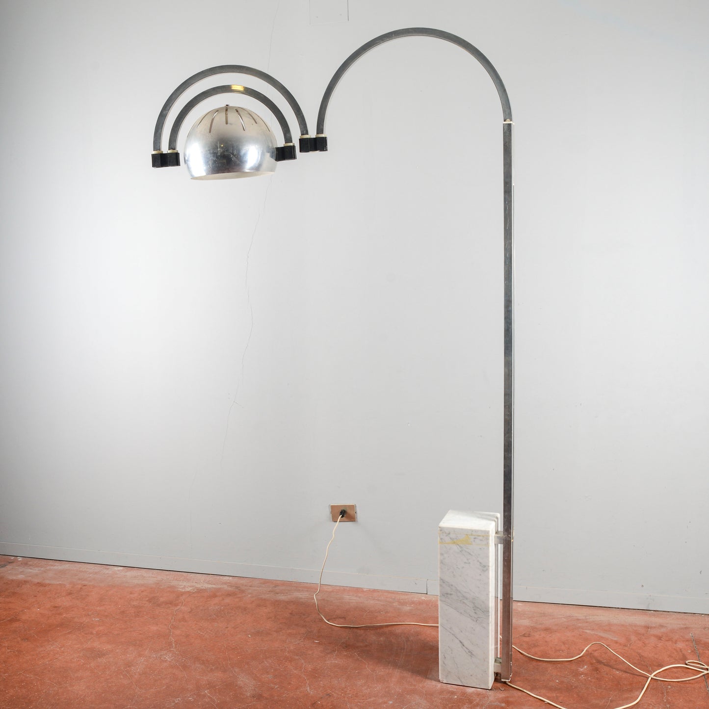 Lampada Ad Arco Stile Reggiani Space Age