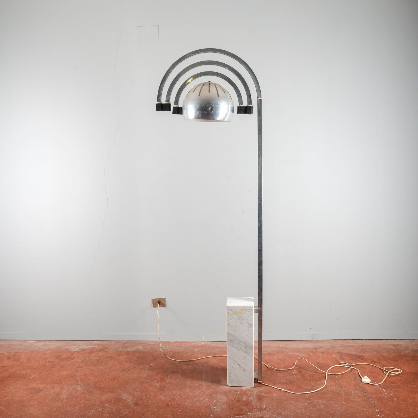 Lampada Ad Arco Stile Reggiani Space Age