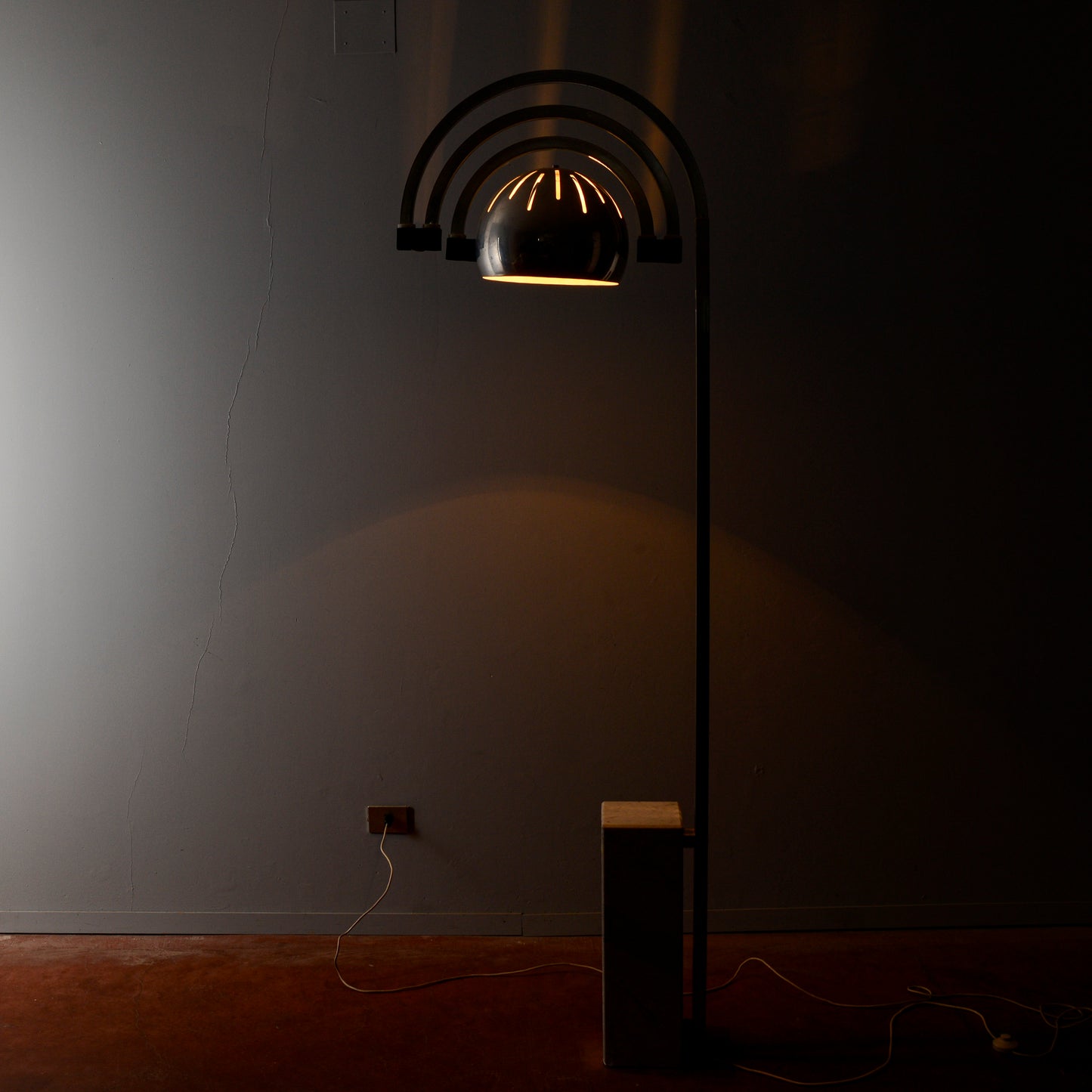 Lampada Ad Arco Stile Reggiani Space Age