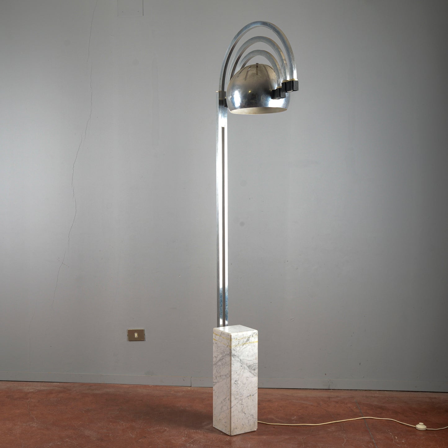 Lampada Ad Arco Stile Reggiani Space Age