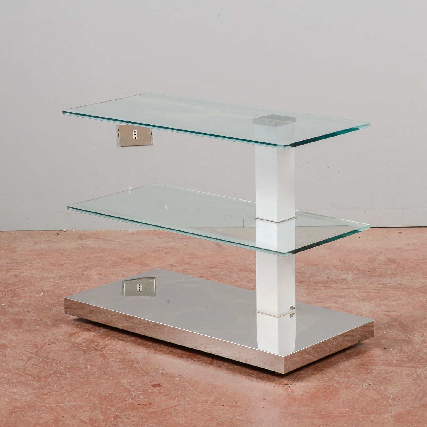 Porta TV Play Modello B In Cristallo Cattelan
