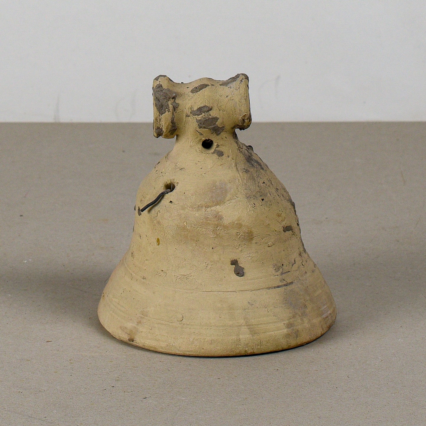campana in terracotta artigianale antica XX secolo