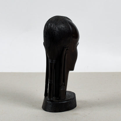 Busto Donna Intagliato Stile Vintage Africano