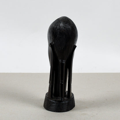 Busto Donna Intagliato Stile Vintage Africano