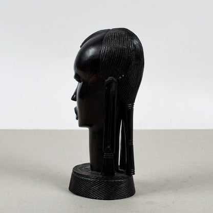 Busto Donna Intagliato Stile Vintage Africano