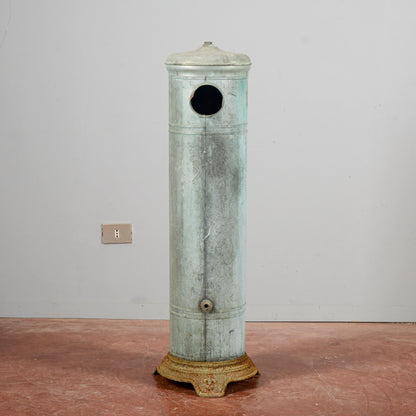 Stufa Caldaia Vintage In Metallo