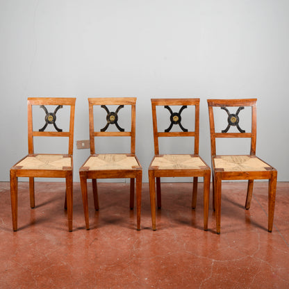 Set 4 Sedie Da Restaurare Completamente