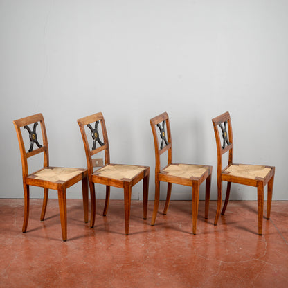 Set 4 Sedie Da Restaurare Completamente