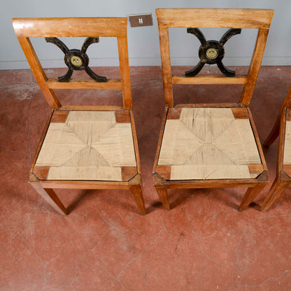 Set 4 Sedie Da Restaurare Completamente