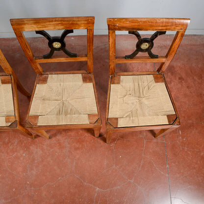 Set 4 Sedie Da Restaurare Completamente