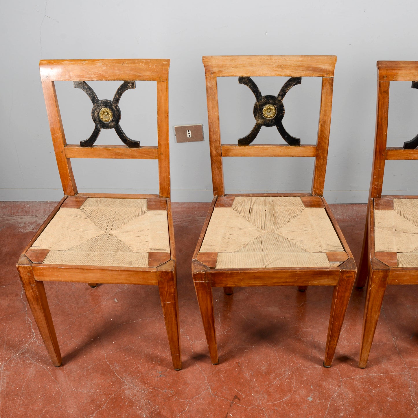 Set 4 Sedie Da Restaurare Completamente